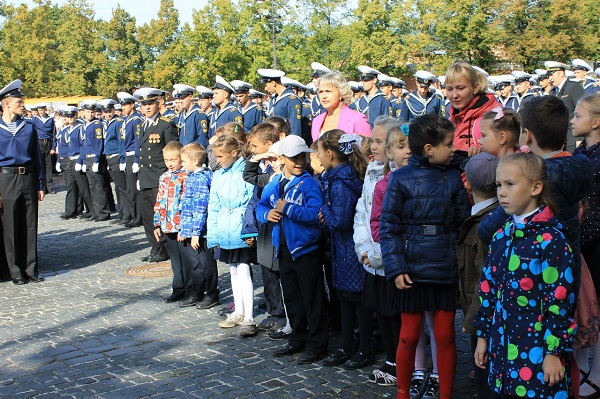 Церемония открытия памятника Ф.Ф.Ушакову